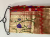 Picture of Red floral premium Semi Paithani Saree
