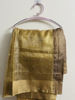 Picture of Gold mirror work tissue saree