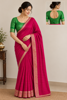 Picture of Pink banarasi crepe saree