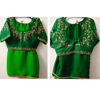 Picture of Dual tone Green Chinnon saree