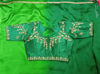 Picture of Dual tone Green Chinnon saree