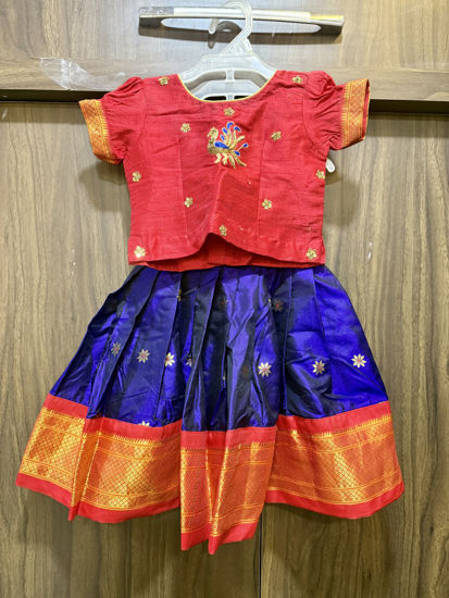 Picture of Paithani lehenga with work blouse 1Y