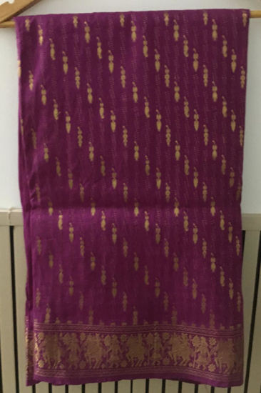 Picture of Vintage Purple  zari saree