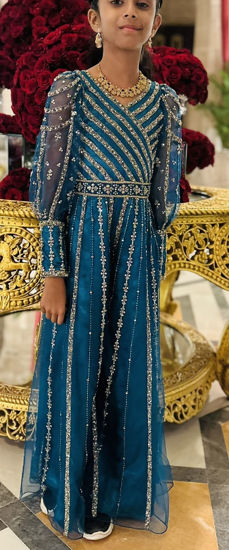 Picture of Hand work designer jump suit 8-9y