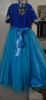 Picture of Long frock with maggam work in yoke part