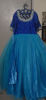 Picture of Long frock with maggam work in yoke part