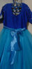 Picture of Long frock with maggam work in yoke part