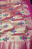 Picture of Soft silk muniya paithani saree never worn