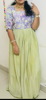 Picture of Pista green shimmer long frock