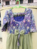 Picture of Pista green shimmer long frock
