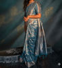 Picture of Banaras weaving saree with designer blouse