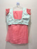 Picture of Jimmy Choo peach saree with designer blouse