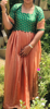 Picture of Women Long frock with scalup
