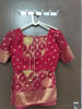 Picture of Rani Pink Banarasi Organza Saree with All-Over Zari Jaal & Intricate Border