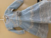 Picture of Sky Blue Anarkali With Attached Faux Mirror Lace Work Dupatta 4-5y