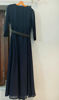 Picture of Anarkali Dress with attached ruffle drape and belt