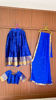 Picture of Royal Blue Lehenga Set / Half Saree