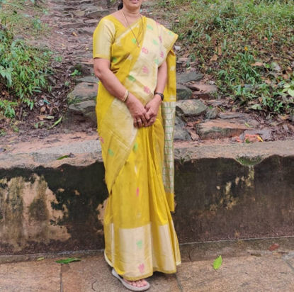 Picture of Venkatagiri siko saree with blouse