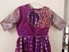 Picture of Royal Plum Zari Half Saree