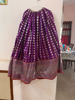 Picture of Royal Plum Zari Half Saree