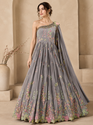 Picture of Lashkara’s long party wear gown