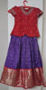 Picture of Vintage pattu langa with Raw silk blouse 4-5y