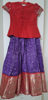 Picture of Vintage pattu langa with Raw silk blouse 4-5y