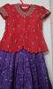 Picture of Vintage pattu langa with Raw silk blouse 4-5y