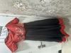 Picture of Red and black gown