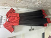 Picture of Red and black gown